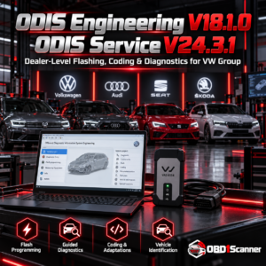 ODIS Engineering V18.1.0 + ODIS Service V24.3.1 – Advanced VW Diagnostic & Coding Suite