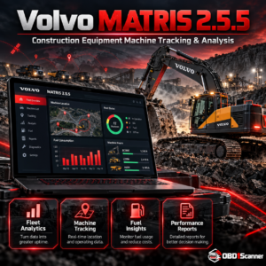 Volvo MATRIS 2.5.5 – Construction Equipment Machine Tracking & Analysis