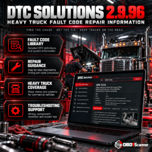 DTC Solutions 2.9.96 – Heavy Truck Fault Code Repair Information